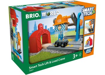 Brio World Smart Tech Lift and Load Crane. Perfect for imagination and play.