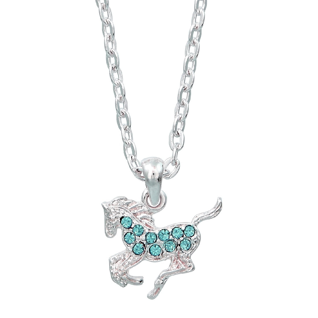 NECKLACE PRECIOUS PONY AQUA
