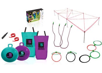 SLACKERS NINJA OBSTACLE COURSE W/BOUNCE BALLS