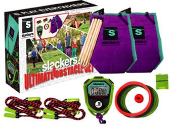 SLACKERS- OBSTACLE COURSE W/STOPWATCH