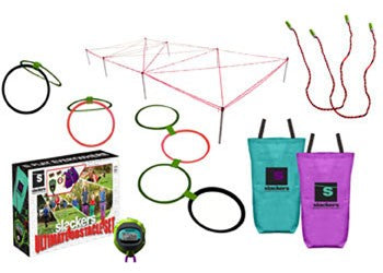 SLACKERS- OBSTACLE COURSE W/STOPWATCH