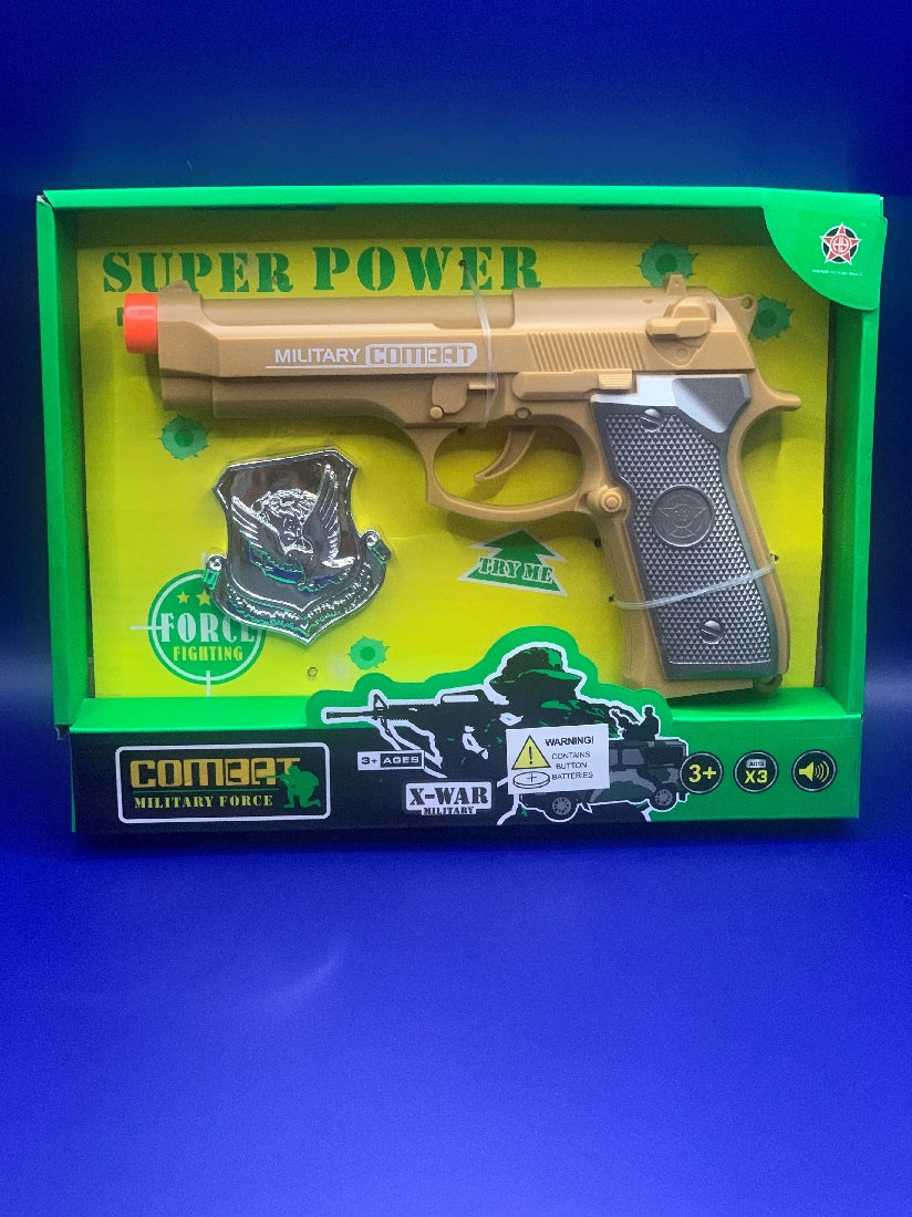 TOY PISTOL MILITARY COMBAT