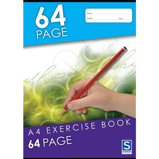 64 page a4 exercise book