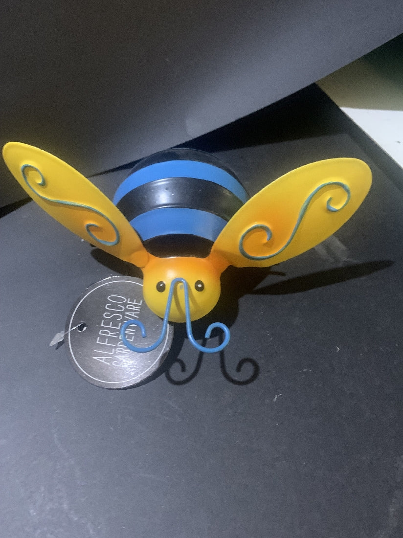 Bee decoration figurine for garden and home.