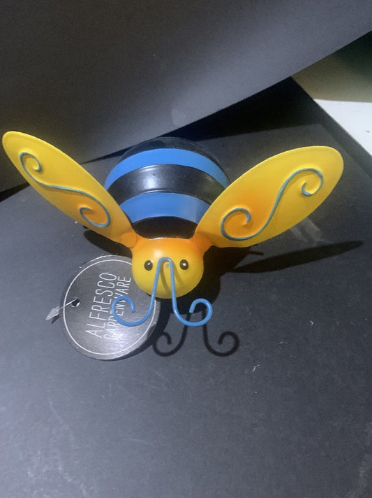 Bee decoration figurine for garden and home.