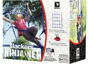 SLACKERS-NINJA SLIMBING ROPE AND WFOOT HOLDS