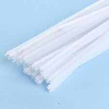 PIPE CLEANERS WHITE PK 50