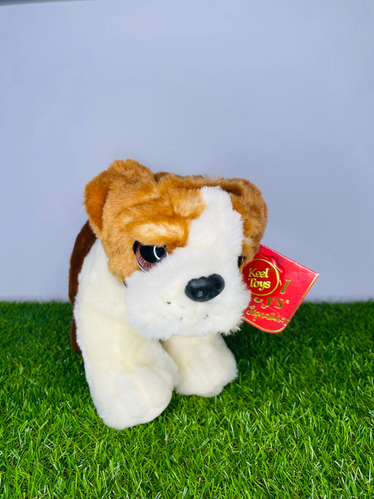 Adorable Puppy Plush With Collar and Lead